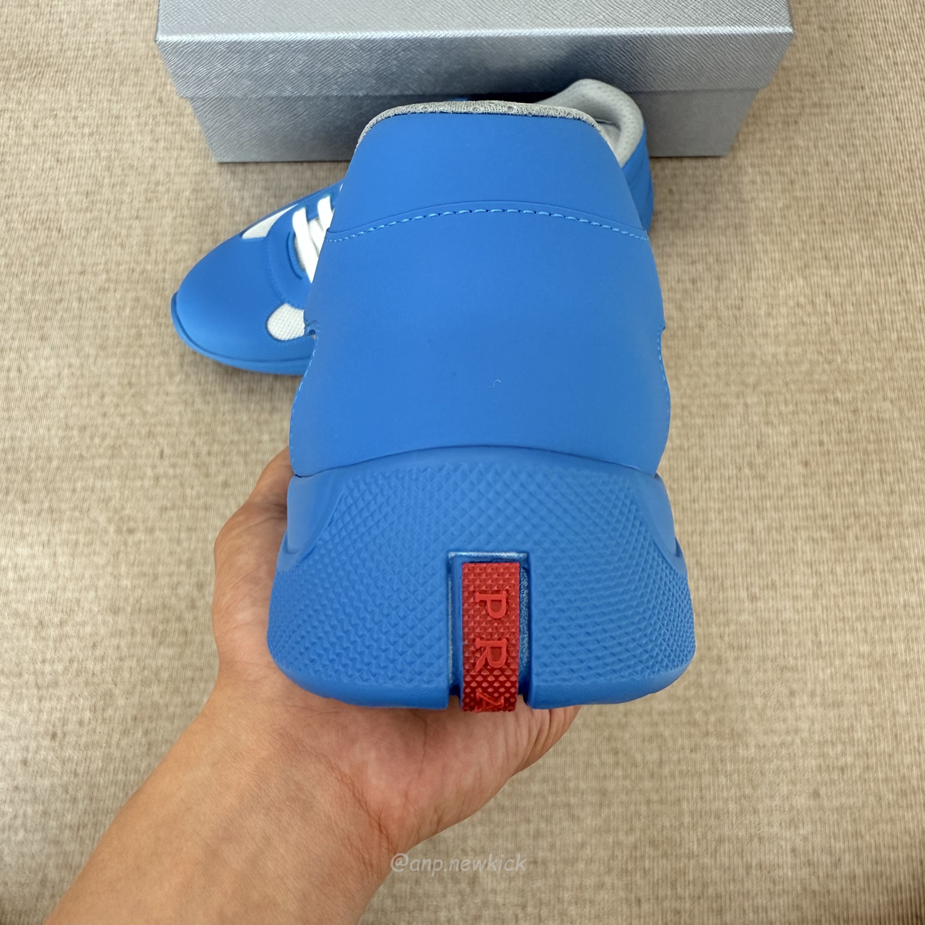 Prada Americas Cup Icon Soft Blue Sneakers (2) - www.newkick.org